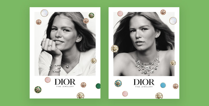 Dior выпустил новую кампанию ювелирной коллекции Rose des Vents