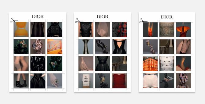 Dior сделал игру из снимков фотографа Бриджит Нидермайер