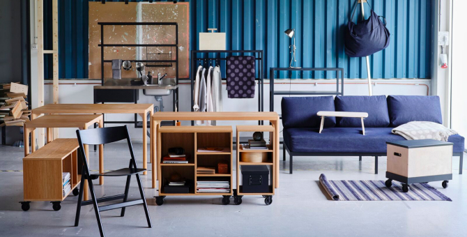 IKEA выпустила коллекцию мебели и аксессуаров для небольших квартир