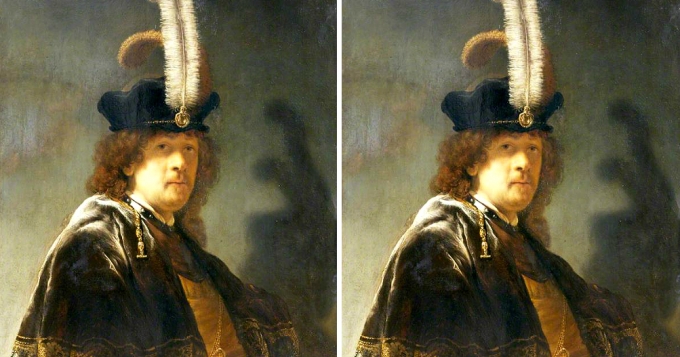 Автопортрет Рембрандта открыт в Англии