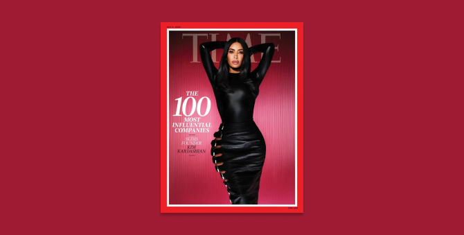 Ким Кардашьян появилась на обложке журнала Time