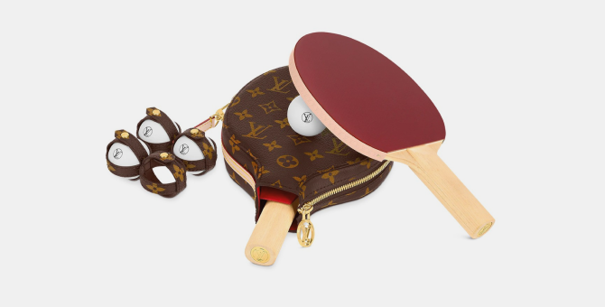 Louis Vuitton выпустил набор для пинг-понга за 2 280 долларов