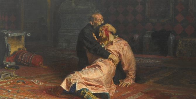 Завершилась реставрация поврежденной картины Репина «Иван Грозный и сын его Иван»