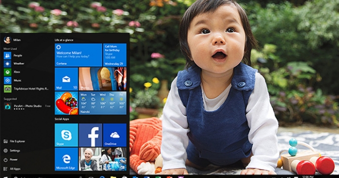 Microsoft доверил рекламу Windows 10 детям