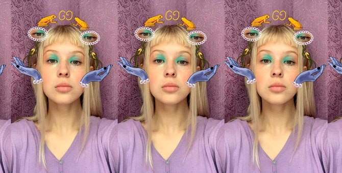 Полина Осипова и Gucci сделали инстаграм-маску по мотивам вымирающих дач