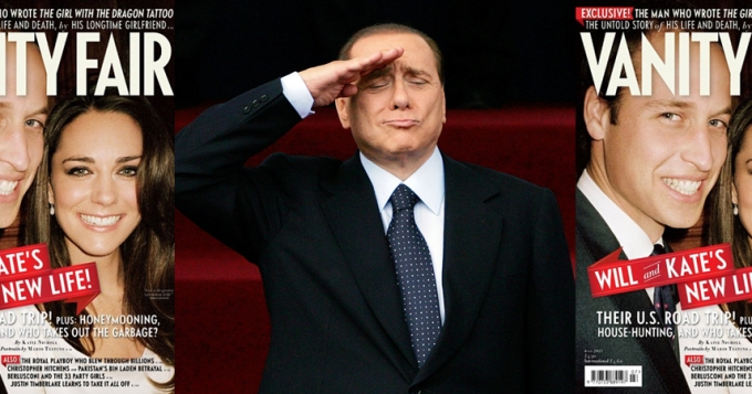 Vanity Fair высмеял Сильвио Берлускони